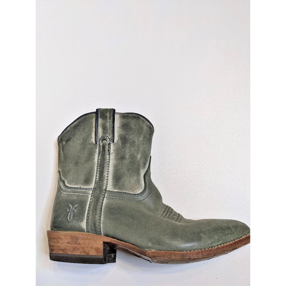 {SOLD} Frye | Billy Short Boot Green - Picture 3 of 8